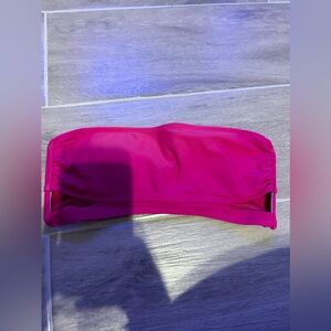 Pink/purple L tub top bathing suits